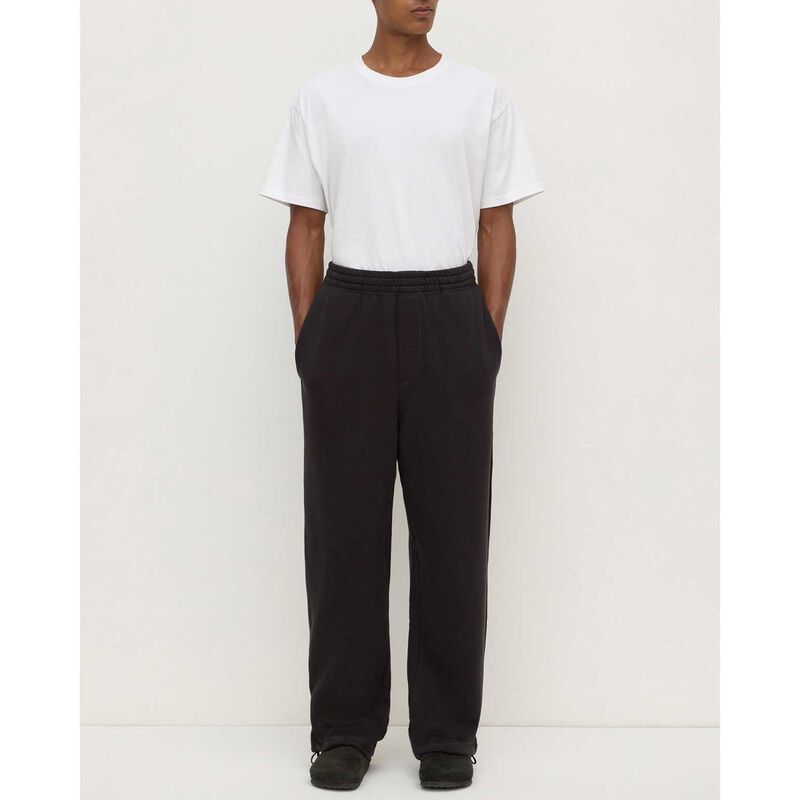 Assembly Label Newport Fleece Trackpant Washed Black image number 3